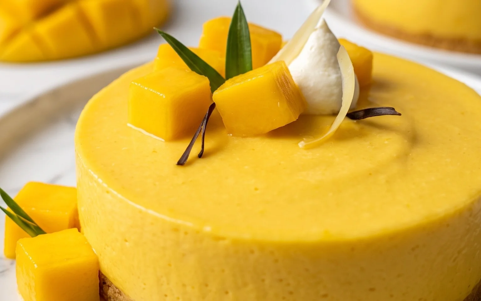 Creamy Mango Mousse (No Gelatin)