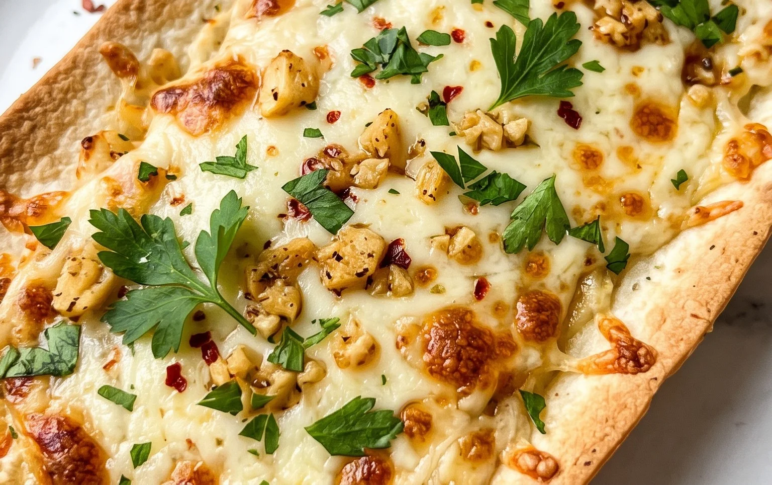Air Fryer Tortilla Garlic Bread (Easy TikTok Recipe)