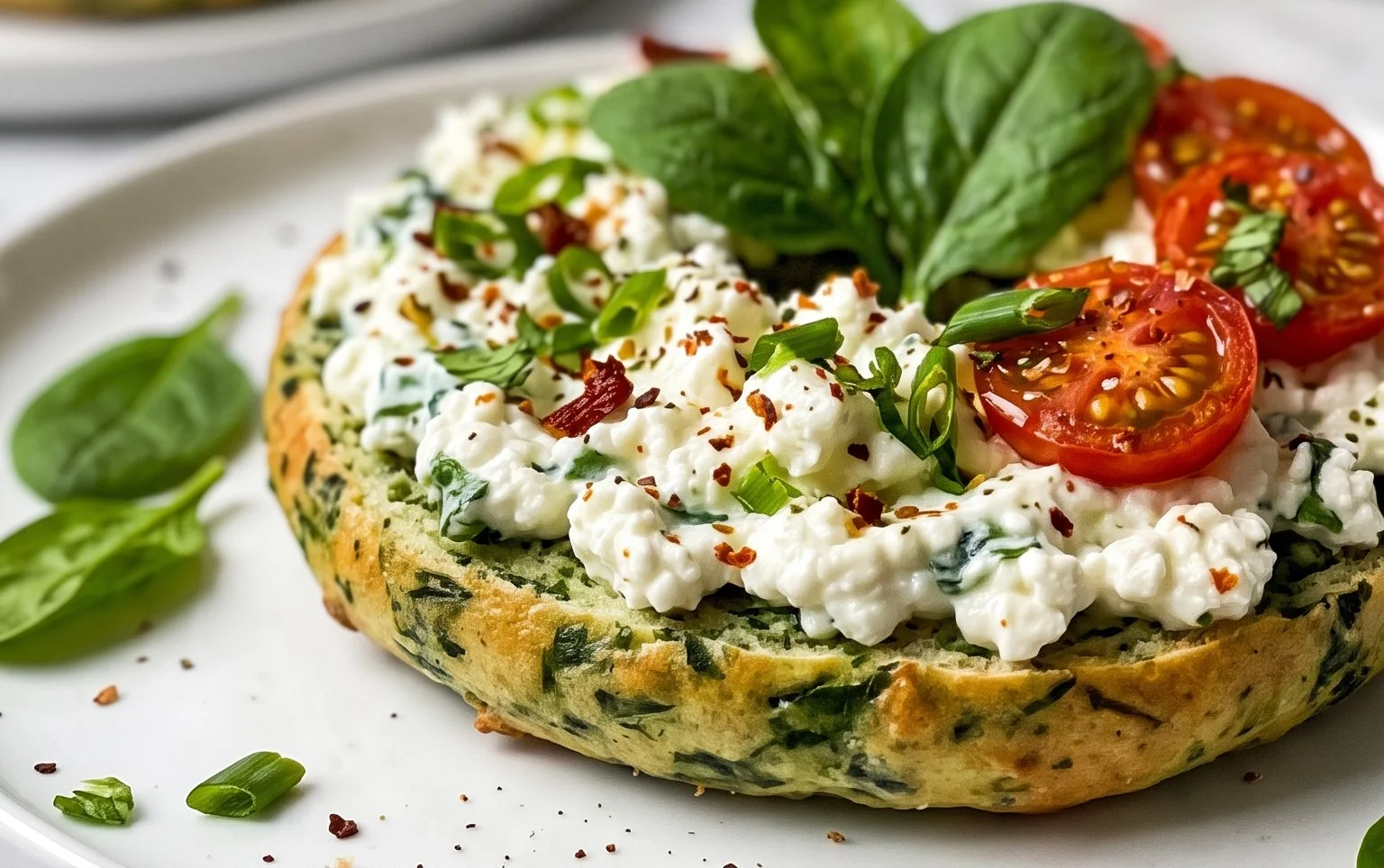 Irresistibly Easy Spinach Cottage Cheese Flagels for Any Meal