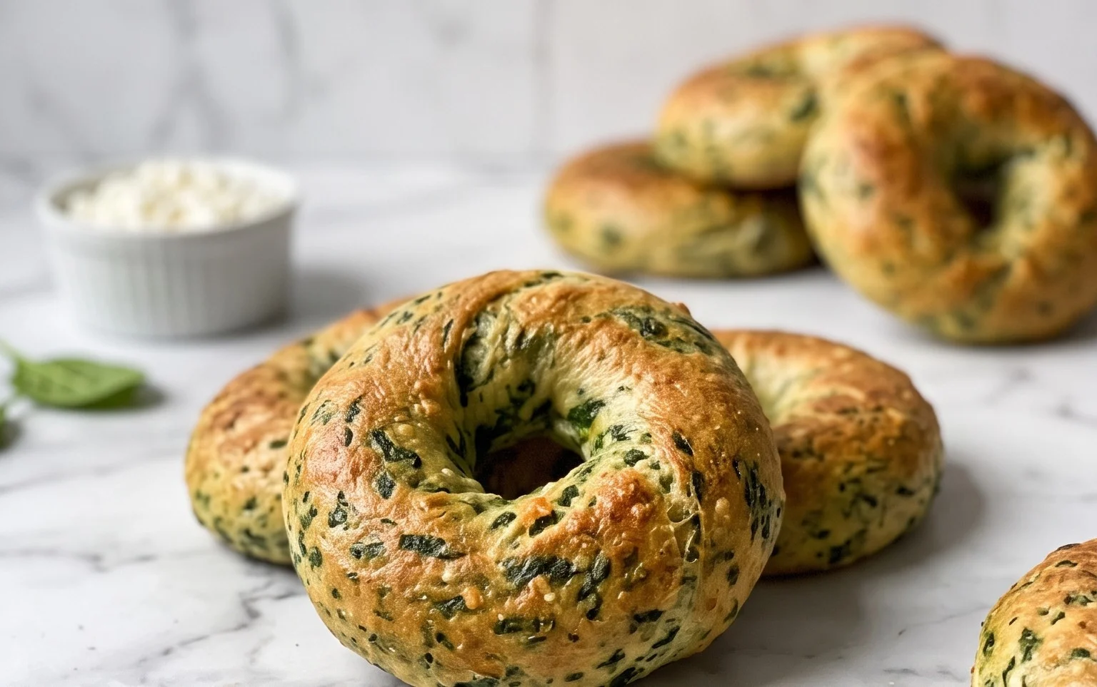 Irresistibly Easy Spinach Cottage Cheese Flagels for Any Meal